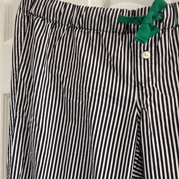 J. Crew Pants J Crew Pajama Pants Stripe Black White Small Mens